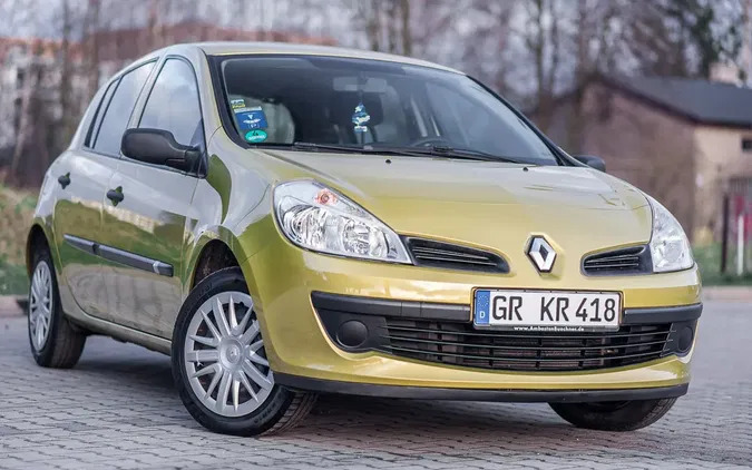 renault clio nowy dwór gdański Renault Clio cena 12999 przebieg: 98453, rok produkcji 2006 z Nowy Dwór Gdański